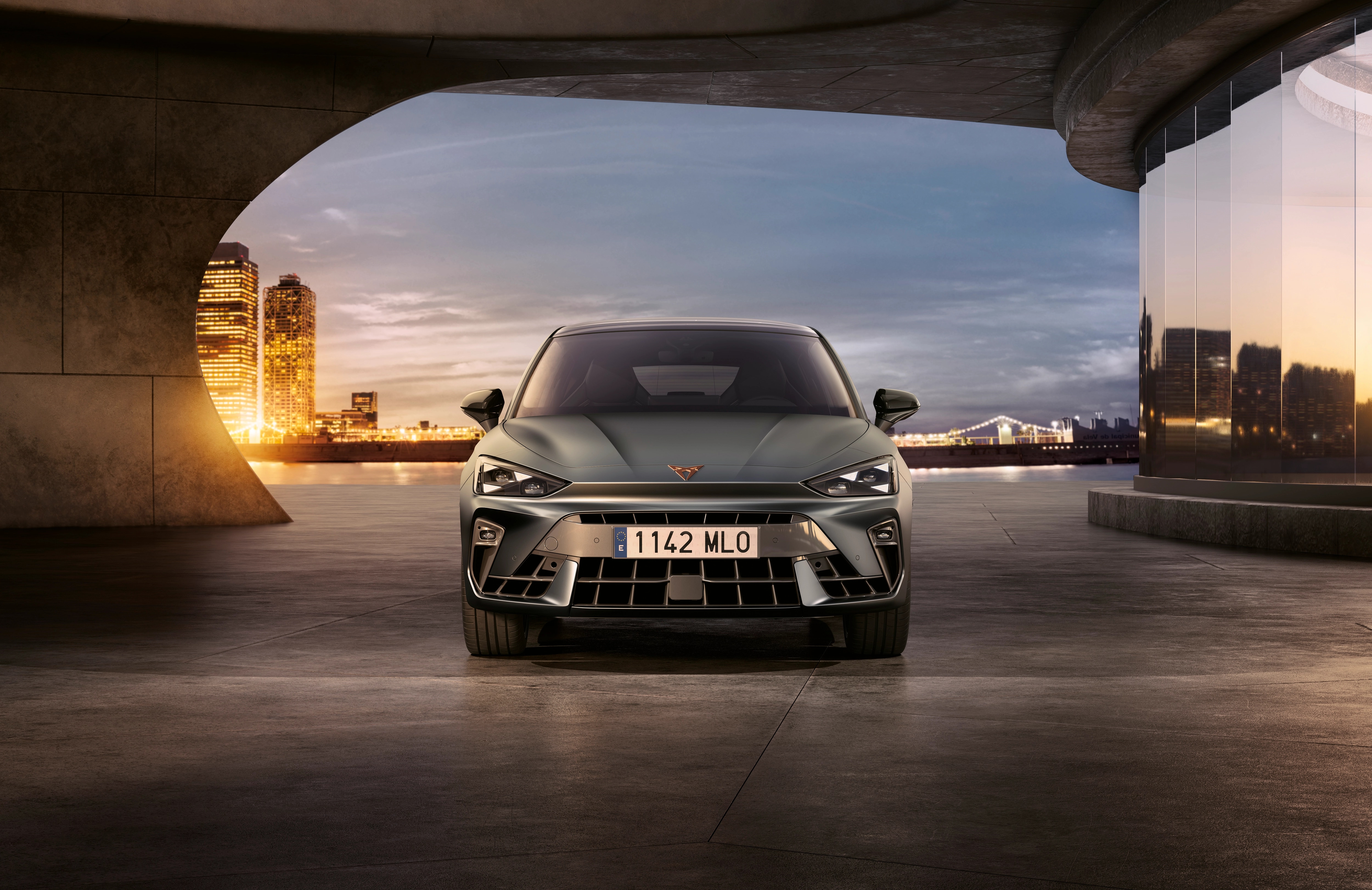 Rear view of the Leon CUPRA
